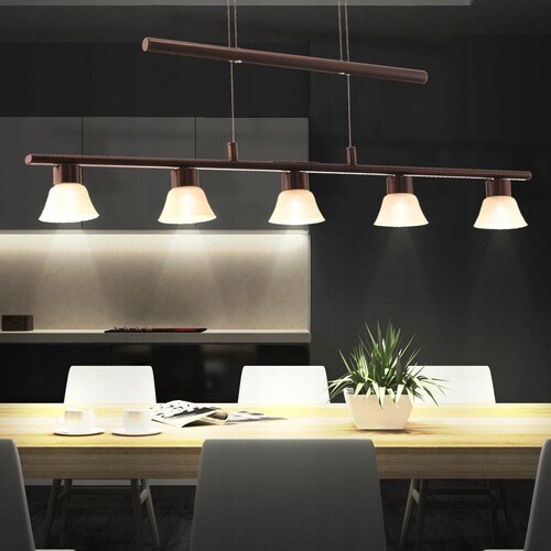 餐厅吊灯现代简约吧台北欧长条灯