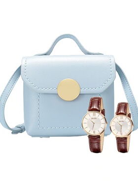 Folli Follie 芙丽芙丽 单肩斜挎包+时尚潮流情侣手表套装