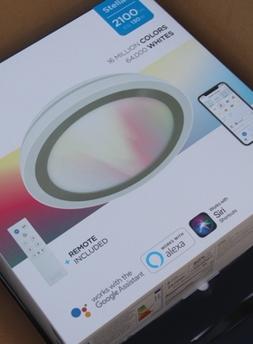 品牌的出口智能1600万色可调色吸顶灯，支持APP, WIFI，遥控器