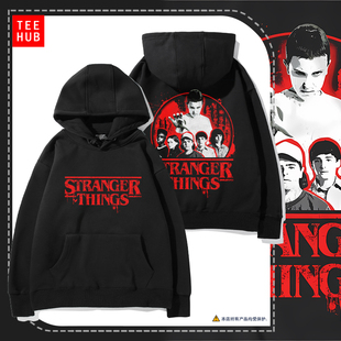 美剧Montauk怪奇物语Stranger 上衣服 Things周边连帽卫衣男女长袖