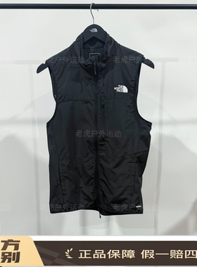 北面THE NORTH FACE 立领拉链休闲户外防风防水 背心男款NF0A83TN