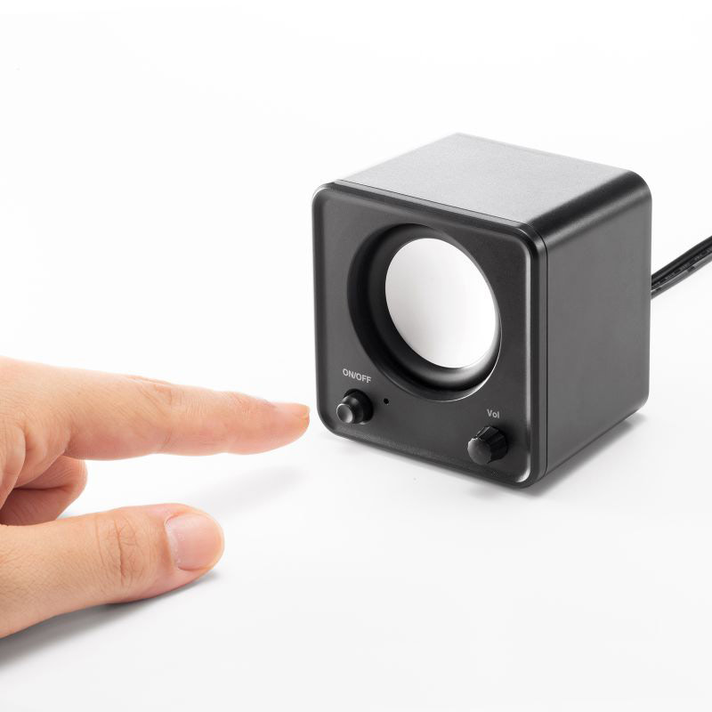 日本SANWA电脑音箱低音炮音响笔记本音响台式有线迷你小喇叭