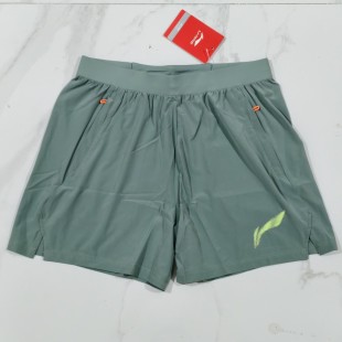 AKSU335 李宁男子马拉松跑步训练速干轻薄透气运动短裤 嗜鞋