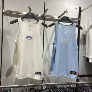 李宁男反伍窄肩篮球背心宽松速干透气训练运动T恤AVST031 嗜鞋