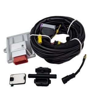 LPG/CNG汽车油改气2400电控圆头方头液晶开关套件燃气汽车配件