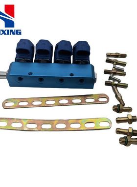 LPG/CNG汽车油改气蓝色线圈 蓝色壳体喷轨套件燃气汽车配件