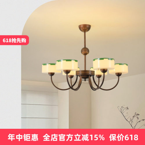 法式中古客厅吊灯美式复古主卧灯