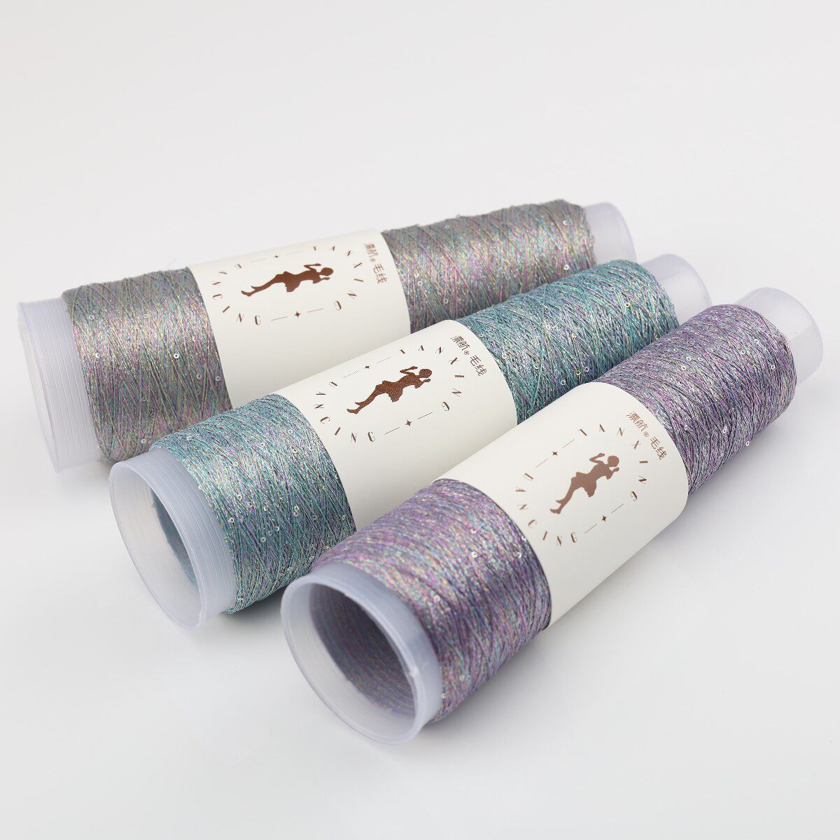 漂航毛线 银河系列 时装线 亮丝亮片线 超细装饰线
