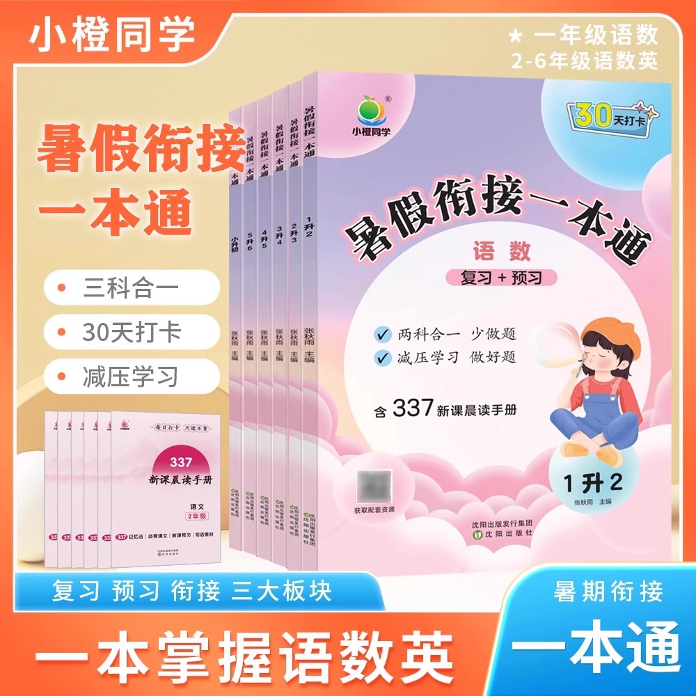 2025年暑假衔接一本通语数英