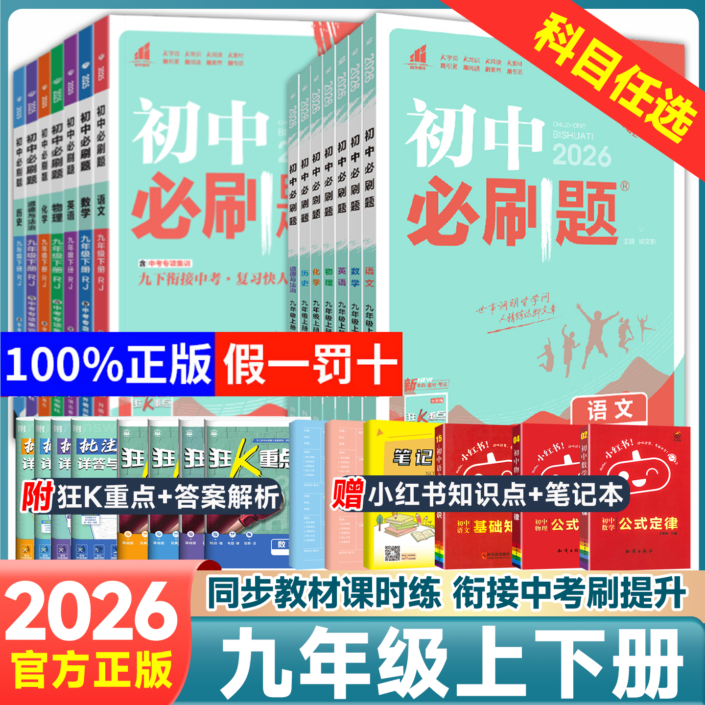 任选】初中必刷题九年级上册下册