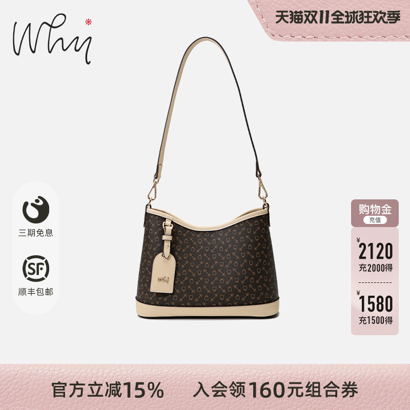 why大容量水桶包欧美时尚单肩包