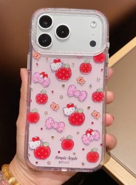 小清新少女苹果Kitty适用iPhone17/17promax手机壳16promax光面壳13苹果14Pro全包壳15Pro