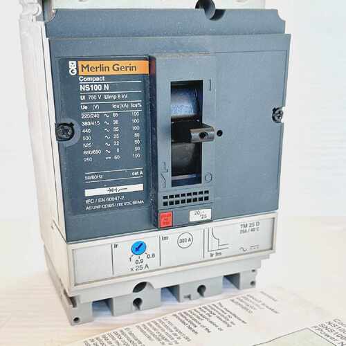 Merlin Gerin NS100N 20A to 25A 3P 36kA 750V TM25D 29634 Circ