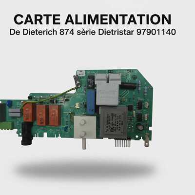 De Dietrich Carte alimentation 874 serie dietristar 97901140