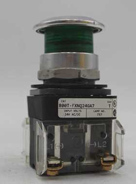 AllenBradley800TFXNQ24GA7绿色蘑菇头按钮