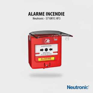 Neutronic 5710R1CRF3 Dclencheur manuel Radio avec capot