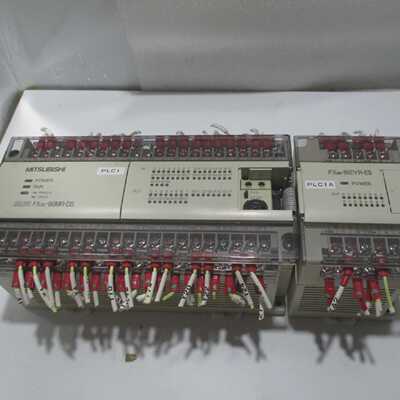 Mitsubishi FX0N60MRDS PLC w FXon16EYRESUL Melsec Programmabl