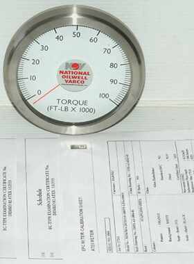ElectroFlow Controls M25X Analogue Torque Gauge ATEX Certifi
