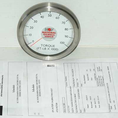ElectroFlow Controls M25X Analogue Torque Gauge ATEX Certifi