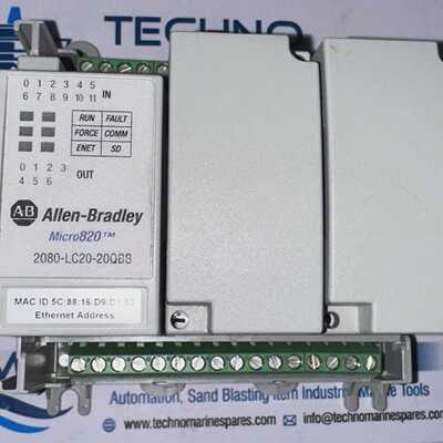 AllenBradley2080LC2020QBBSerCMicro820控制器二手