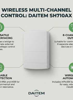 DAITEM SH710AX  8Channel Relay Output Receiver  Rcepteur de