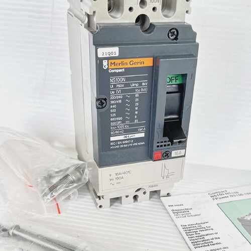 Merlin Gerin Compact FPower NS100 16A ACDC 2P2D 2P 25kA Circ
