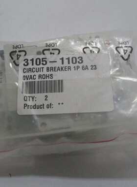 批量2件惠普INDIGO31051103CIRCUITBREAKER1P6A230VACMUELLERFAZC