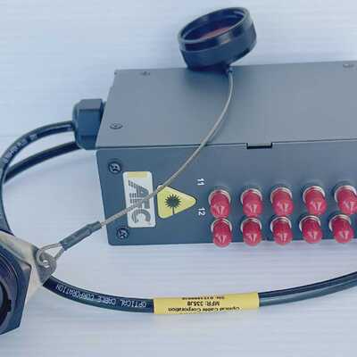AFC FDE1261MSTDINZ 12ch Fiber Optic FOBOT  Milspec Jam Nut R