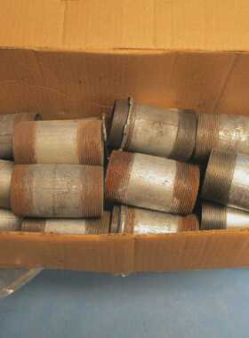 2 4 Steel Conduit Nipple *Lot of 28* Used