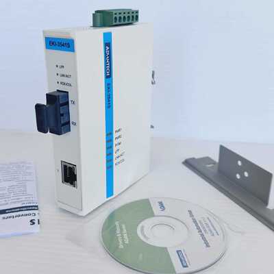 Advantech EKI3541S 10100X Single Mode Fiber Optic Media Conv