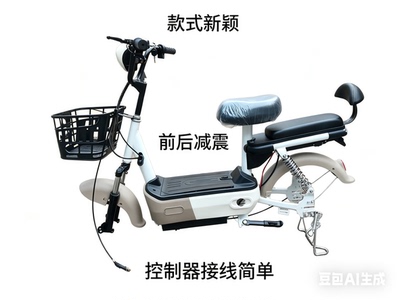 小蜜豆电动车车架子半成品48伏通用电动车半成品车架子脚踏新国标