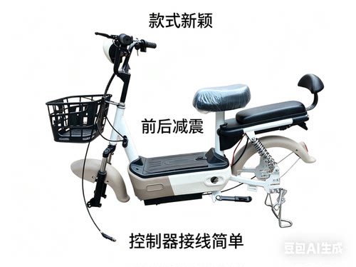 小蜜豆电动车车架子半成品48伏通用电动车半成品车架子脚踏新国标
