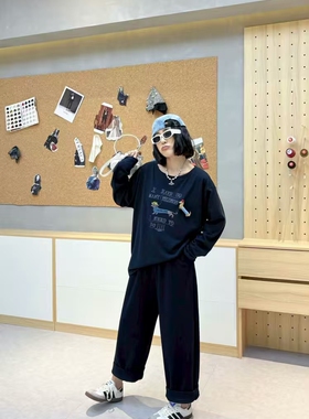 芊艺海26199大码春秋款舒感棉立体玩偶大版长袖T恤