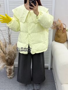 滴一胖536大码娃娃领羽绒服外套