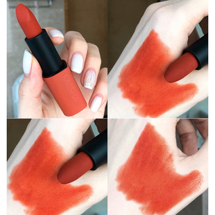 韩国missha谜尚丝绒哑光口红唇膏196ornge胡萝卜色显白持久雾面