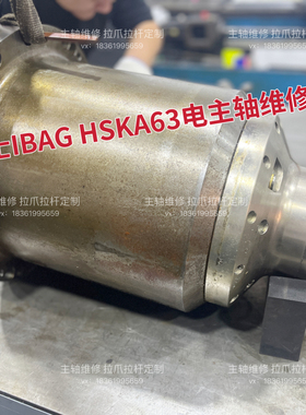 瑞士IBAG机床HSK63HSKA63电主轴维修更换轴承线圈定制更换编码器