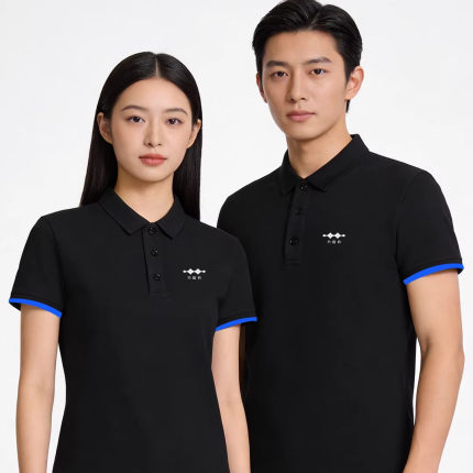 方程豹汽车4S店工作服短袖定制男女团体服工装POLO衫T恤印字logo