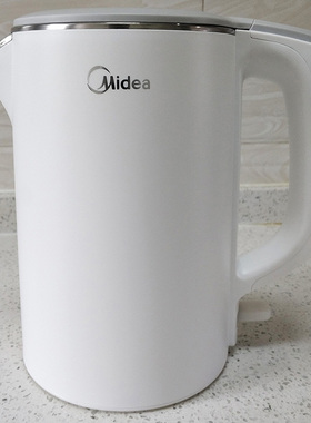 Midea/美的 HJ1512e电热烧水壶304不锈钢快速全自动断电家用