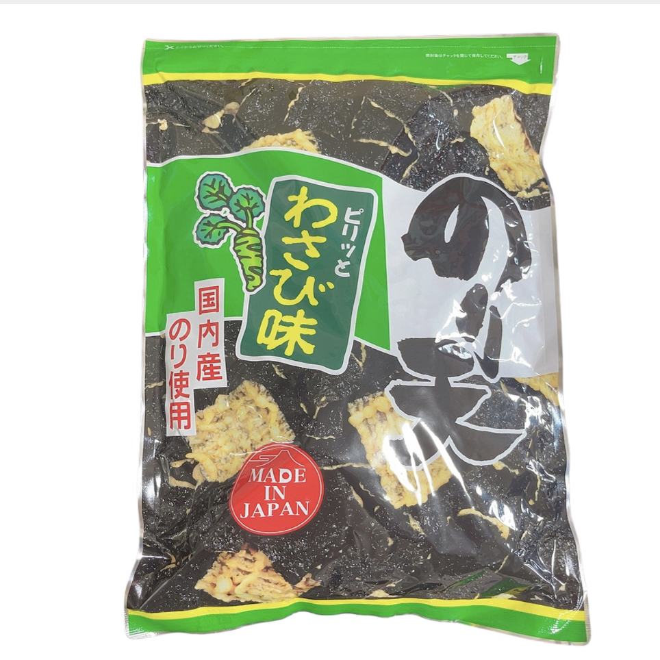 优之良品芥末/海盐/酱油味天妇罗同款零食海苔脆片米果大包装300g