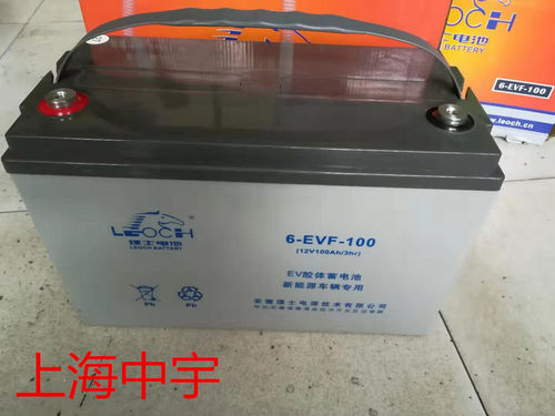 leoch理士6-EVF-100蓄电池 扫地车游览车等动力电瓶12V 100AH