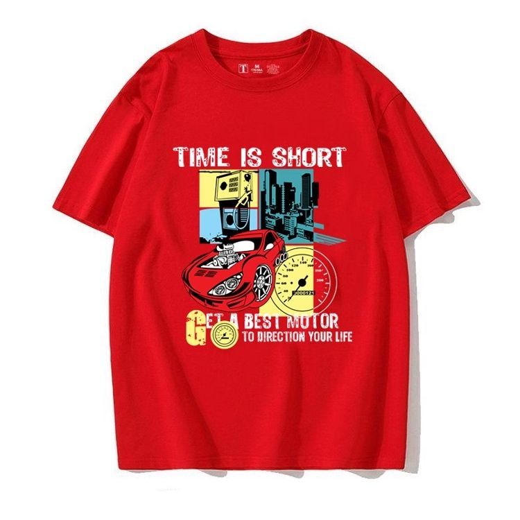 登陆少年团苏新皓同款衣服2025新品印花纯棉圆领短袖T恤男女装