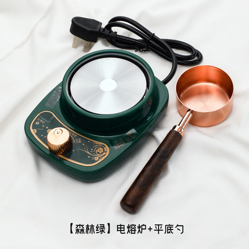 新品 火漆熔炉电熔炉 印章套装全套火漆蜡粒熔化电炉