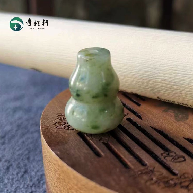 奇钰轩 南阳天然独山玉葫芦散珠手串手链佛珠DIY配饰挂件挂饰手饰