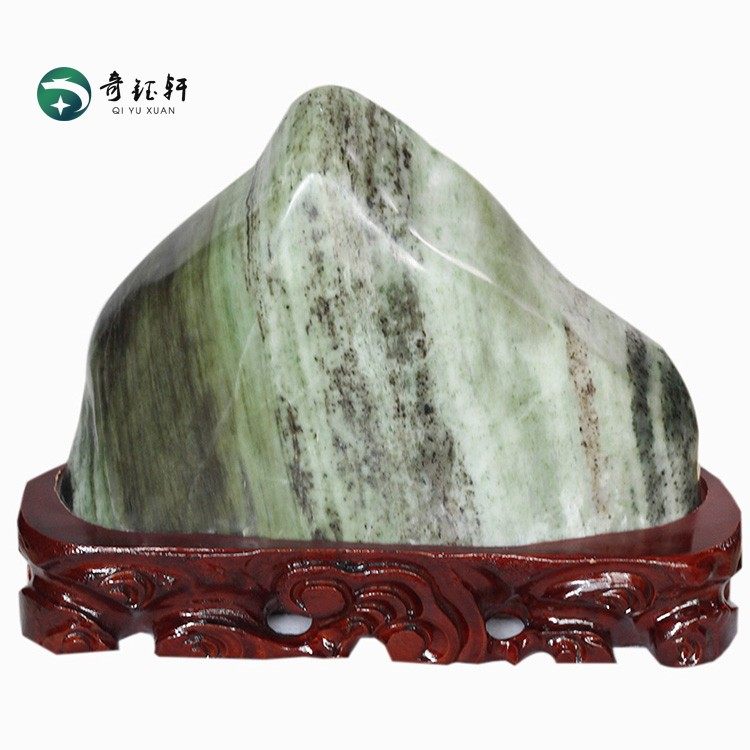 奇钰轩 南阳独山玉天然原石靠山石客厅室内家居摆件办公室景观石