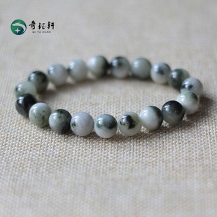 奇钰轩 天然南阳独山玉手链10mm水墨飘花玉手串