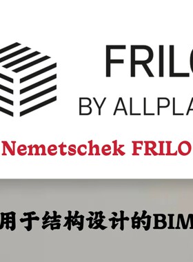 Nemetschek FRILO 2025.2 用于结构设计的 BIM安装咨询指导服务