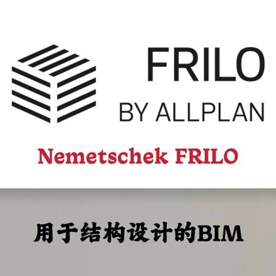 Nemetschek FRILO 2025.2 用于结构设计的 BIM安装咨询指导服务