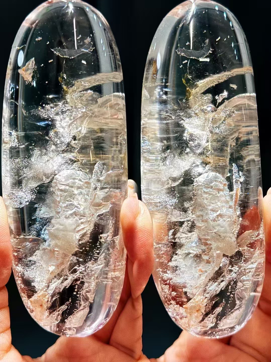 白水晶吊坠