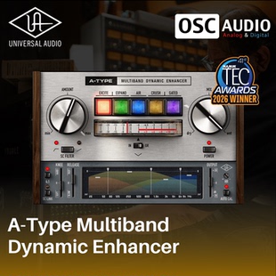 正版UAD A-Type Dynamic Enhancer 多频段动态增强效果器插件