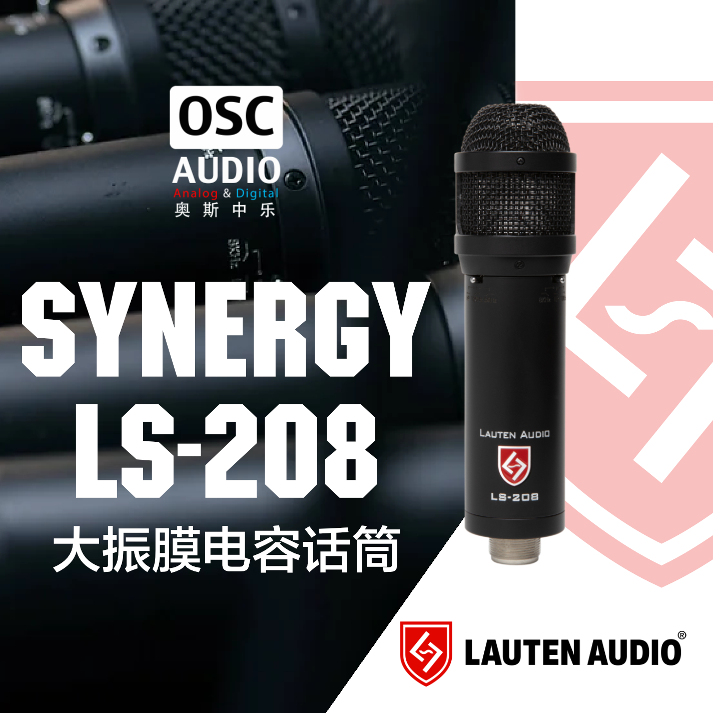 大振膜LautenAudio电容话筒